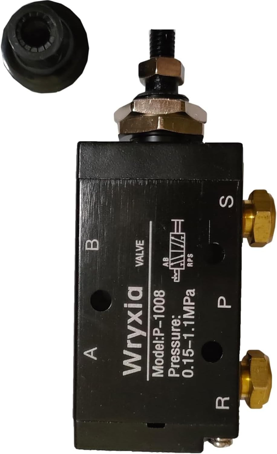Air Valve Push-Pull 4 Way 2 Position Manual Dump Truck Tailgate Valve BAV010