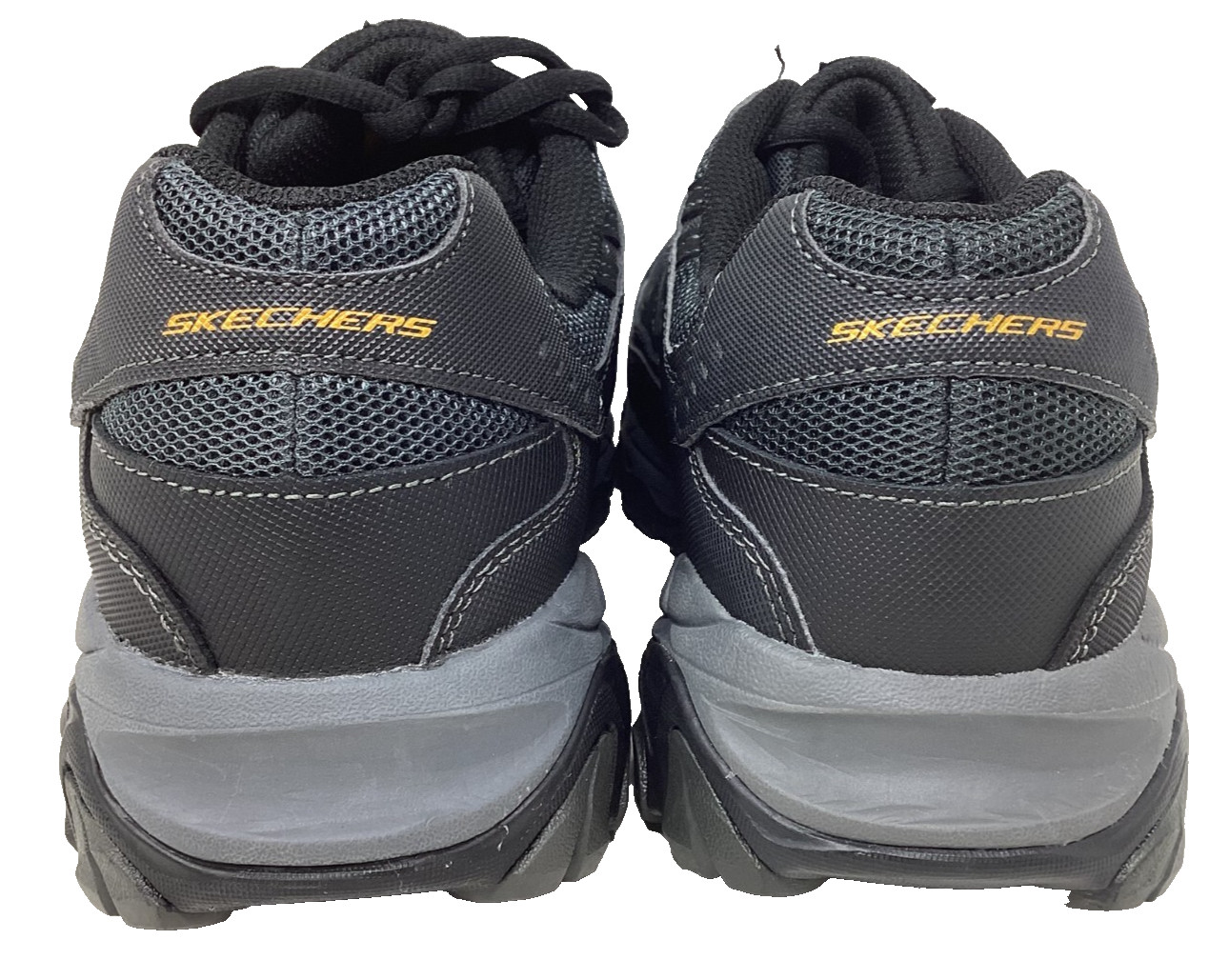 Skechers Men’s Work RF Cankton Steel Toe Black/Char Lace Up Shoes Size:9 205O