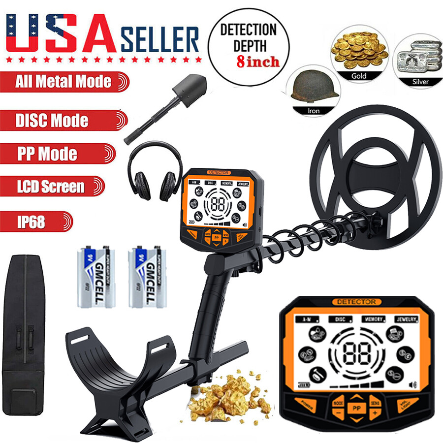 Metal Detector Deep Sensitive Search Tester Gold Metel Digger 10″ Waterproof