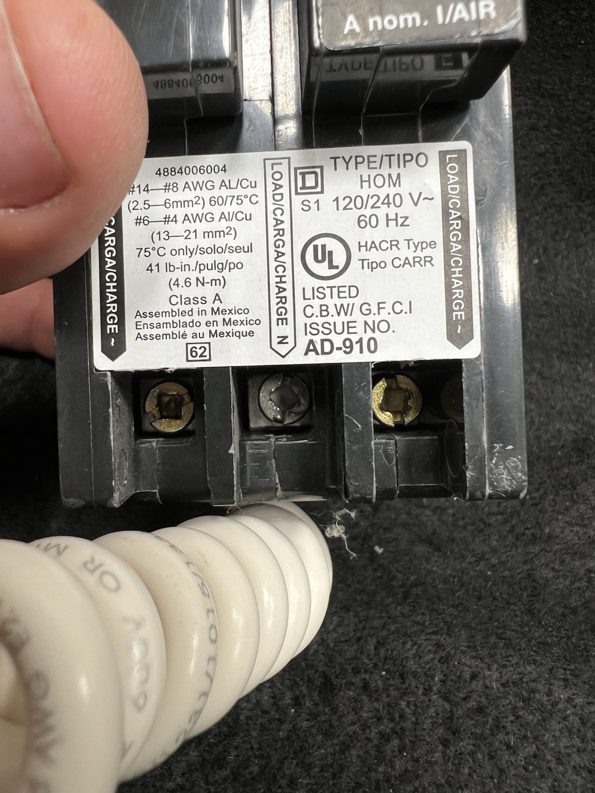 HOM250GFI – Square D Homeline – GFCI Circuit Breaker