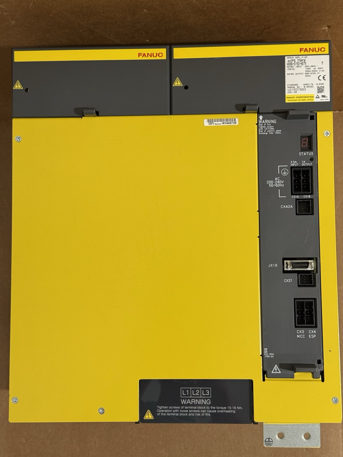FANUC New Power Supply A06B-6150-H075 US NDA Available Free 30 Days Return