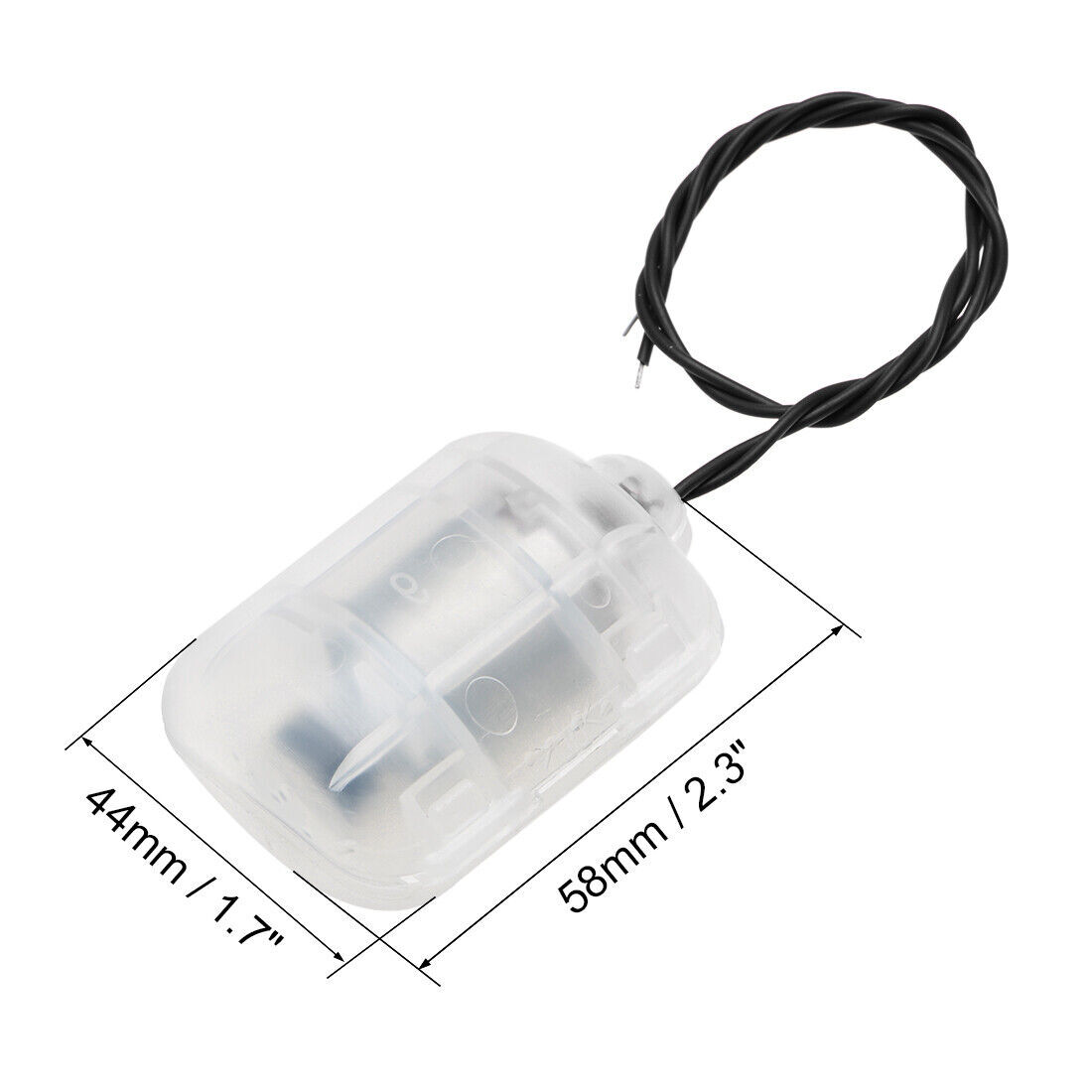 2Pcs Vibration Motors DC 12V 4000RPM Vibrating Motor W/ Shell&Wire 58x44x30mm US