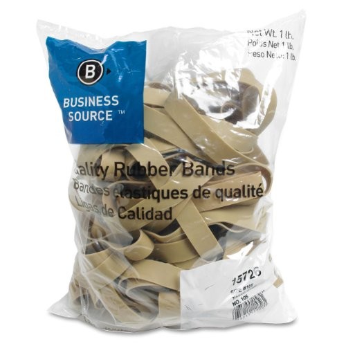 Business Source BSN15726 Rubber Bands #105 5in x 0.63in 60/Pack