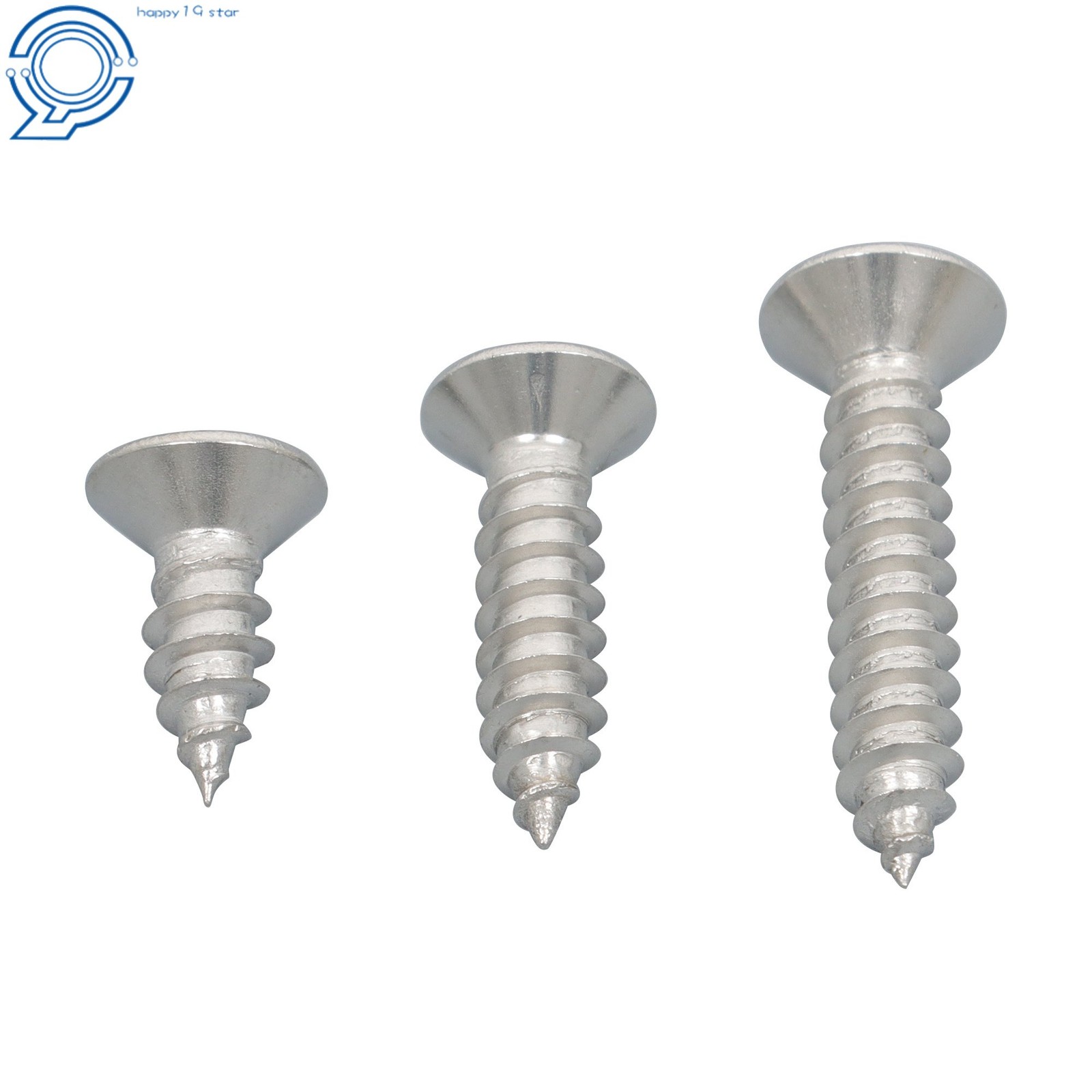 Phillips Flat Head Sheet Metal Screws, 550Piece 304 Stainless Steel Assortment