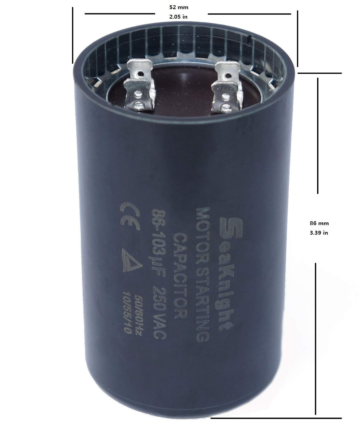 86-103 MFD (Uf) Motor Start Capacitor Compatible for Franklin Control Box 280107