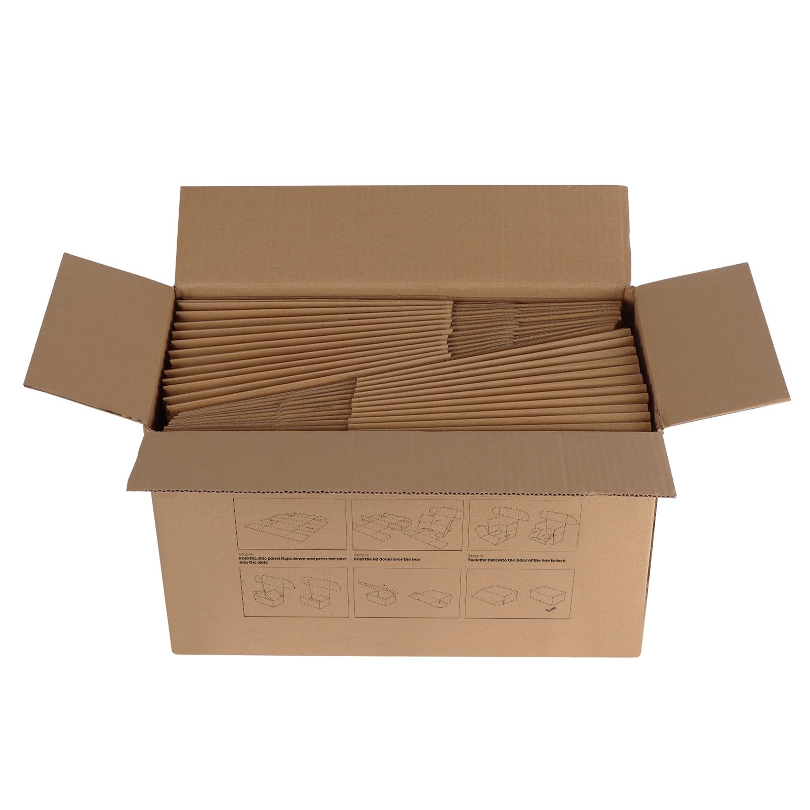 8x6x4 inches Shipping Boxes Set of 25, Brown Corrugated Cardboard Box Literat…
