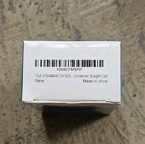 10 uF ±5% 10 MFD 370V/440V CBB65 Oval Run Start Capacitor for AC Motor