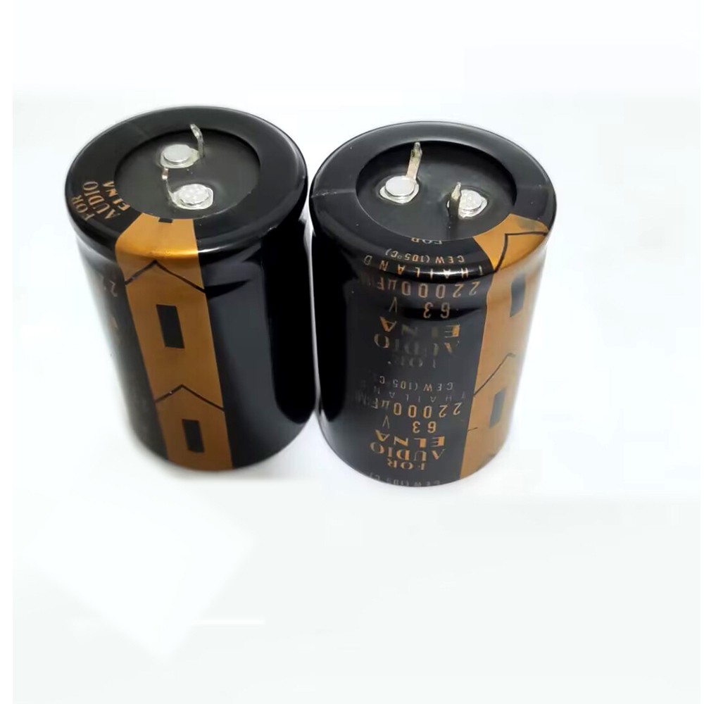 2pcs 63V22000UF Aluminum Filters Electrolytic Capacitor 35x50mm