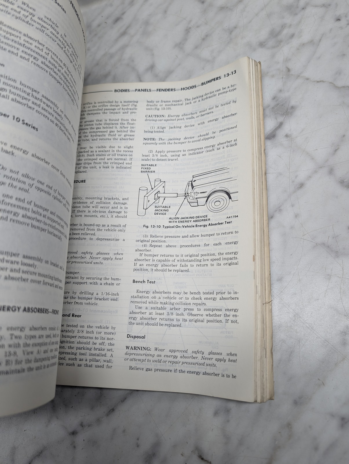 AMC 1975 Technical Service Manual Gremlin 40 Hornet 01 Matador 10 80