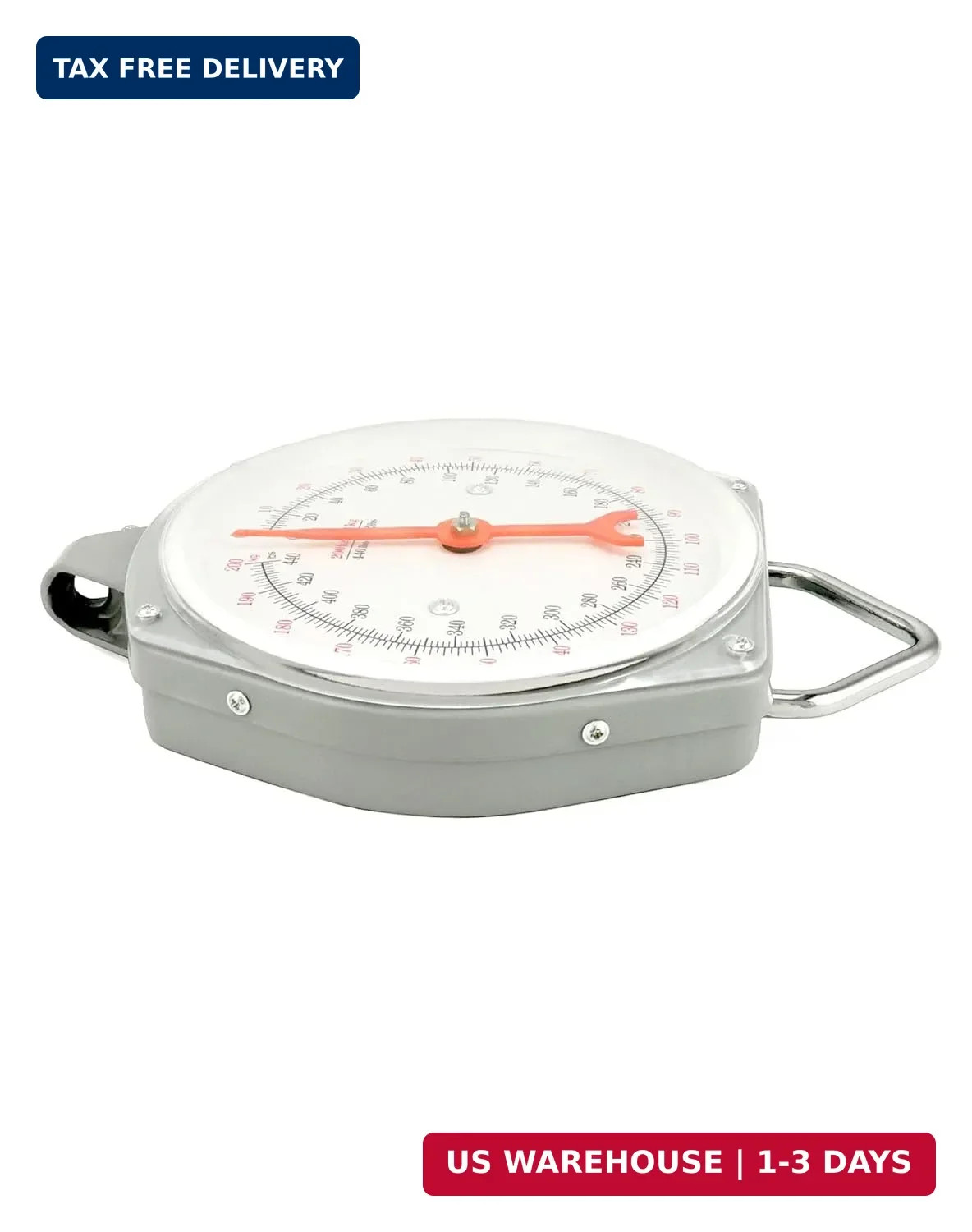 Precision Hanging Scale 440lbs 200kg Capacity Dual Unit Heavy Duty Hook Max Uses