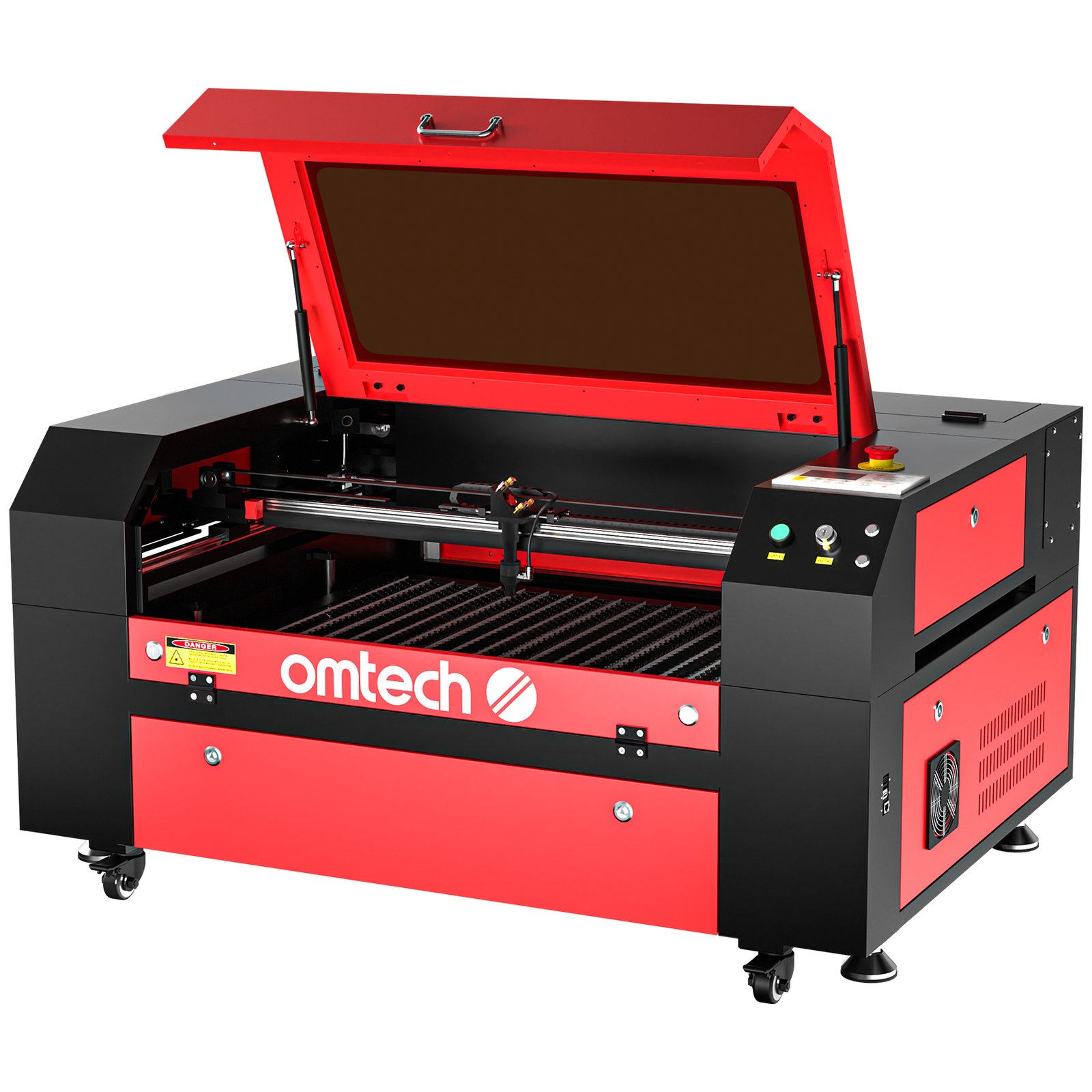 60W CO2 Laser Engraver Cutter Machine with 28×20 Inch Workbed and OMTech Control