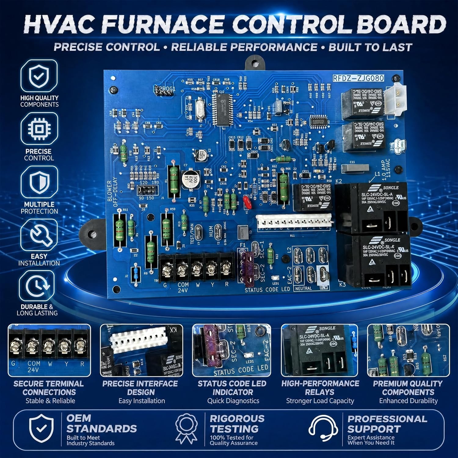 ICM282B Furnace Control Board Module Fits Carrier Furnace