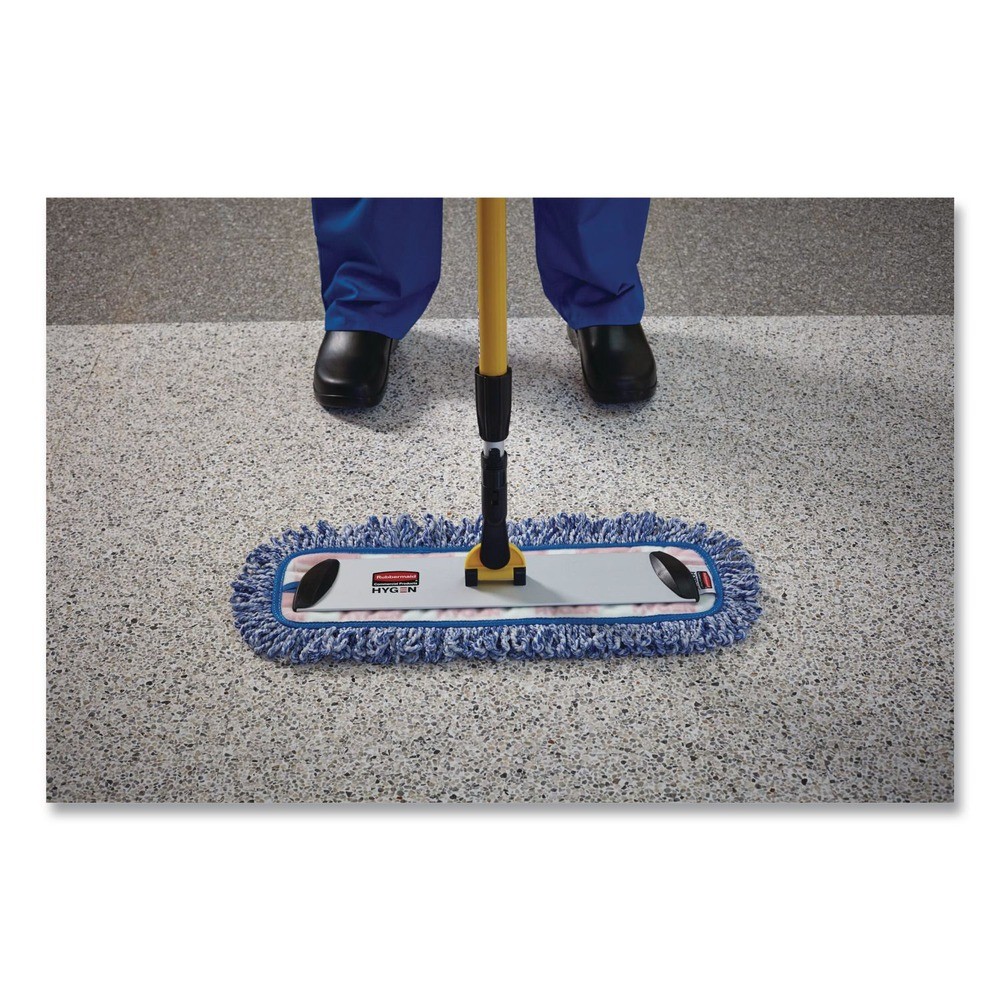 Rubbermaid Commercial HYGEN Q560 HYGEN 17″ Aluminum Wet/Dry Mop Frame – YEL New