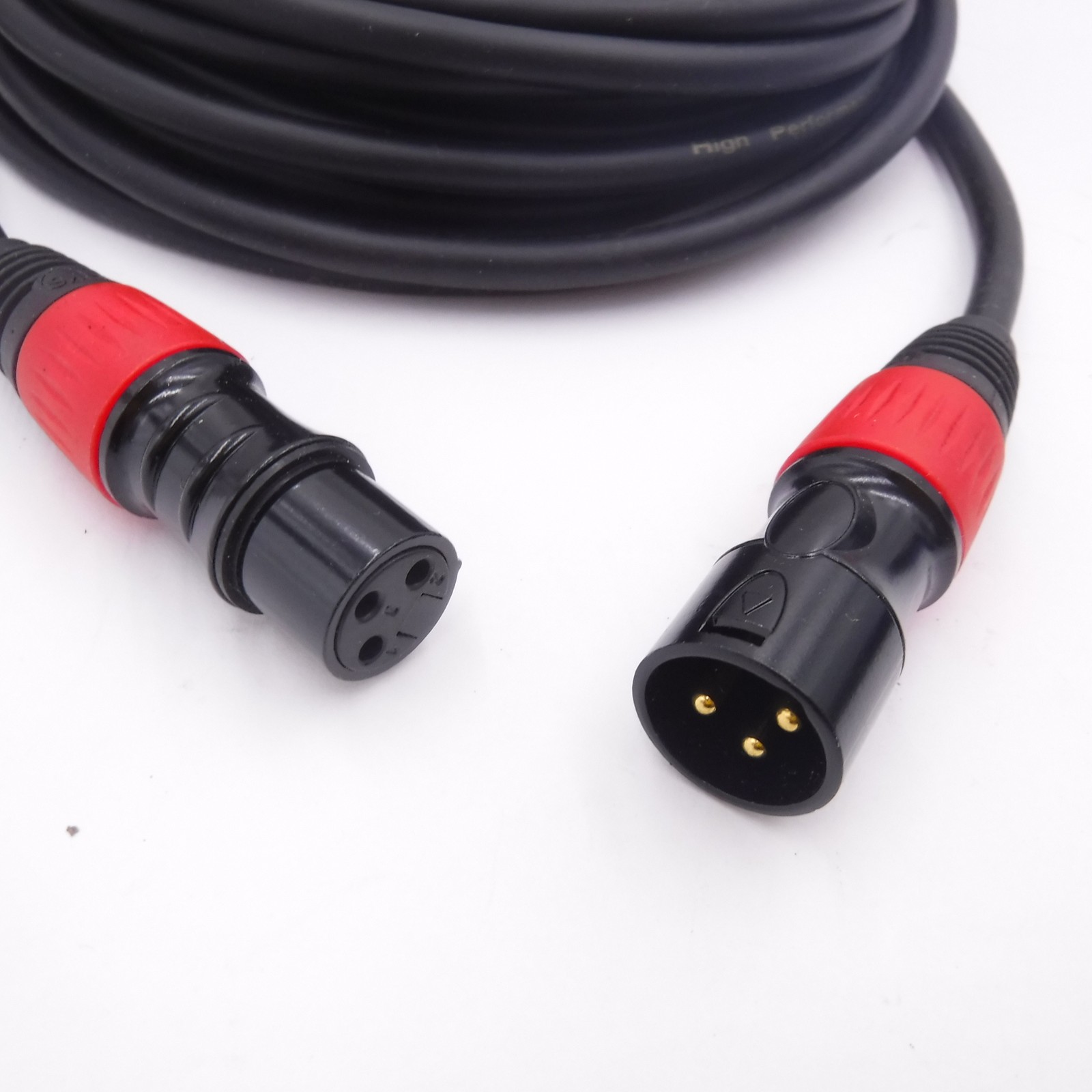 4 Pack AuxLink 25′ Gold Plated 3 Pin XLR Microphone Cables
