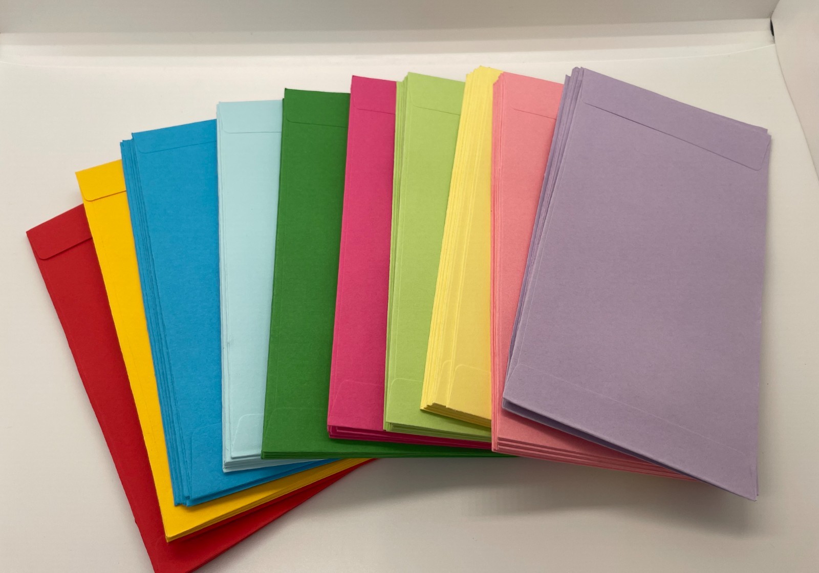 90 Pack Money Envelopes for Cash, Payroll, Money Saving, 3.5 x 6.5 in Colorful