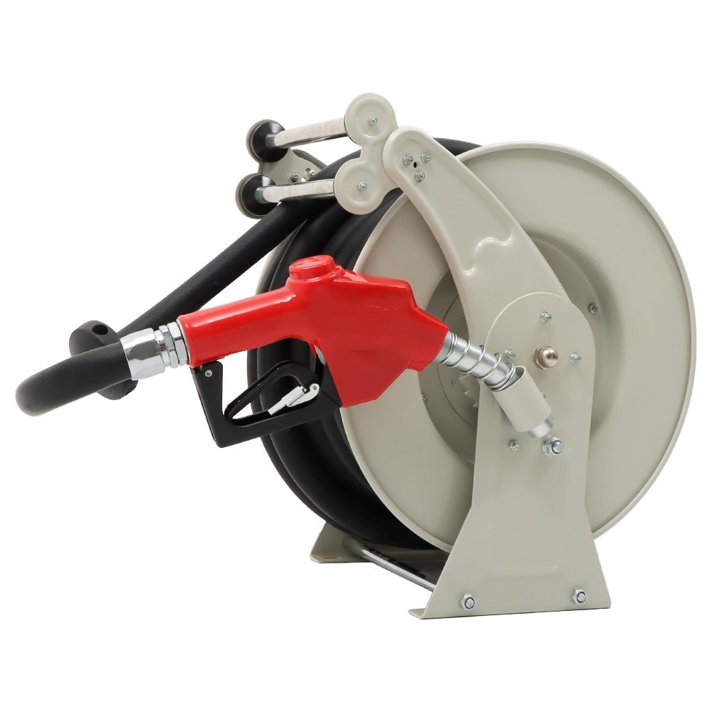 High Quality Hand Powered 1″ × 50 Feet 1 × Fuel Hose Reel With Fueling Nozzle
