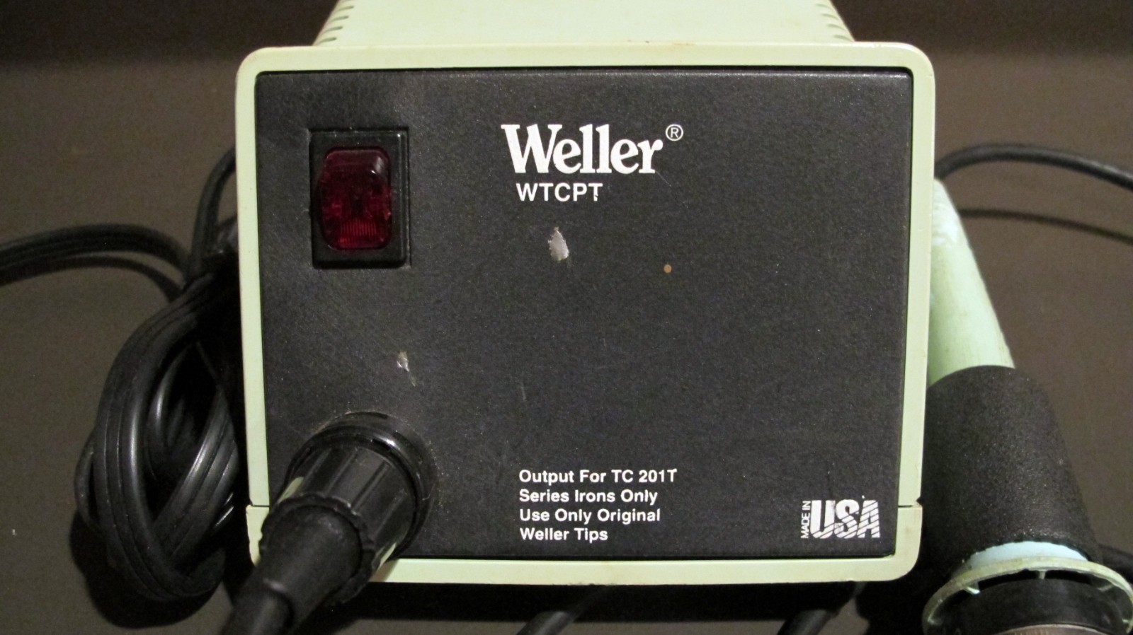 Weller WTCPT Soldering Station TC201T Iron Tested PU120T 60W