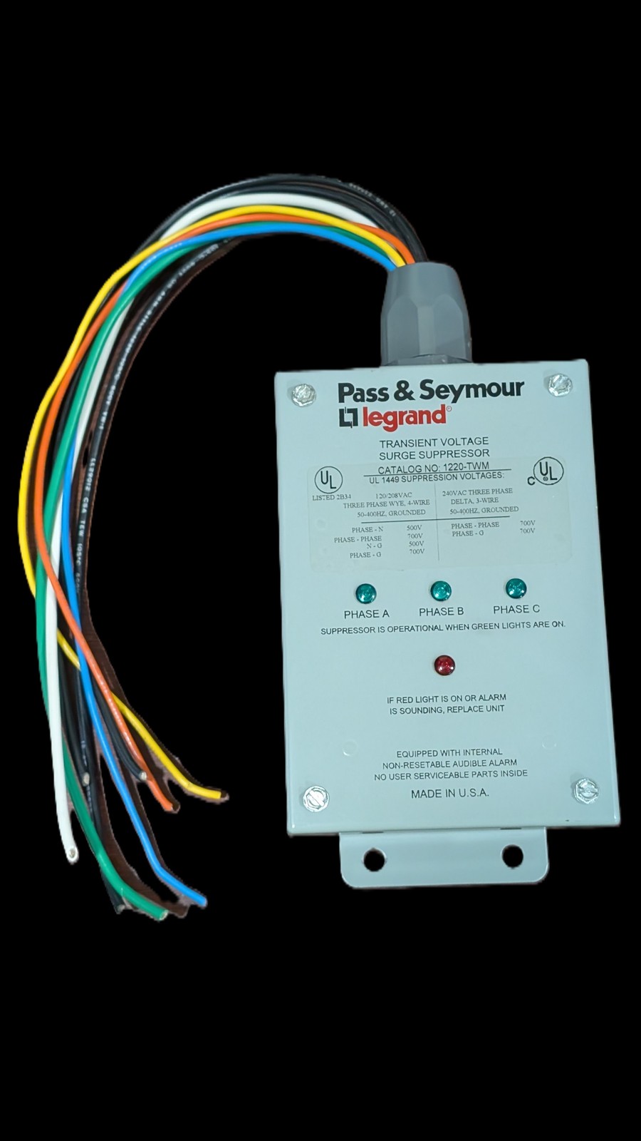 PASS & SEYMOUR LEGRAND 1220-TWM U USED
