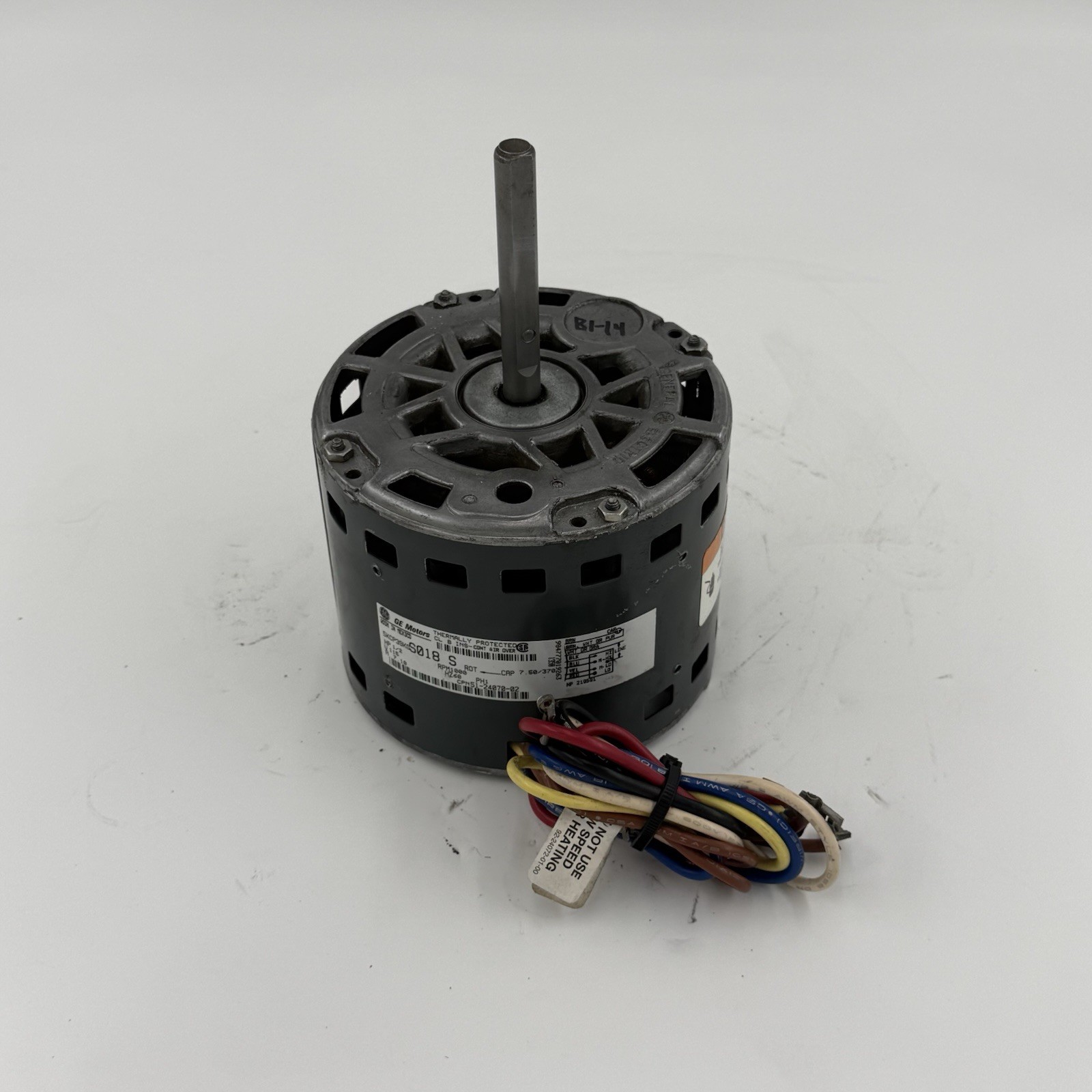 GE Motors 5KCP39KGS018S Blower Motor 1/2HP 1000RPM 115V 1PH 51-24070-02 #B1-14