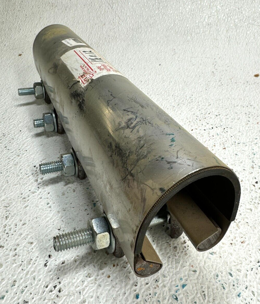 Pipe Repair Clamp 1-1/2″ (1.90 OD) x 12″ Long, Partial Coverage, Stainless Band