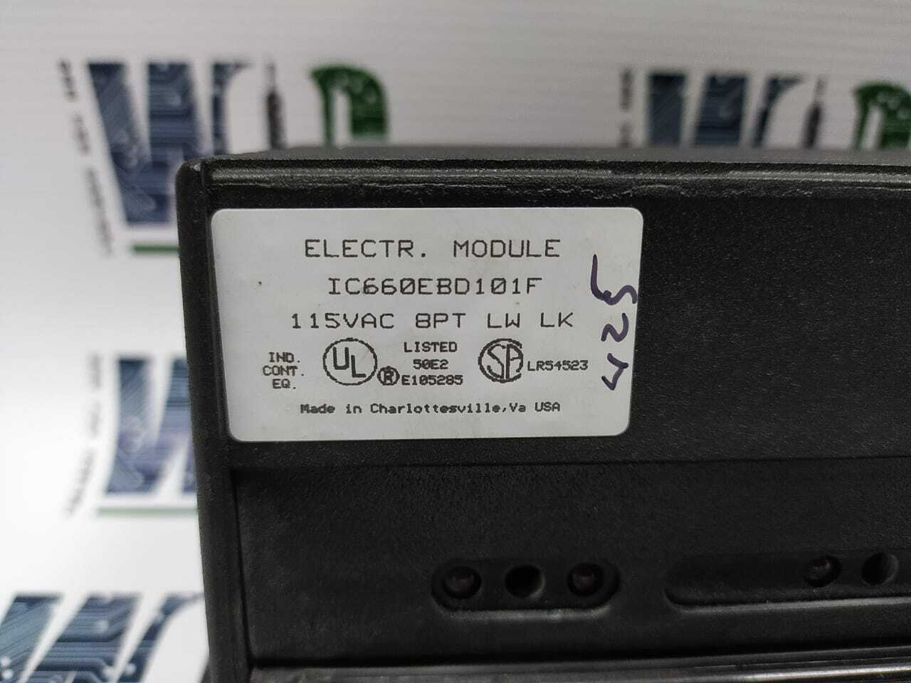 IC660EBD101F IC660BBD101 / IC660TSD100B GE FANUC GENIUS I/O BLOCK