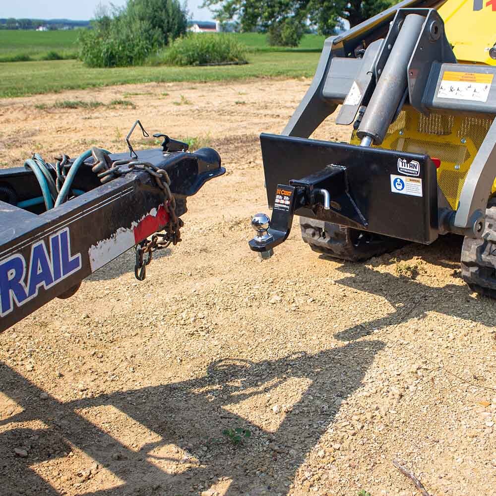 Titan Attachments Receiver Hitch Mount Plate 34 lb. Mini Toro Dingo Skid Steer