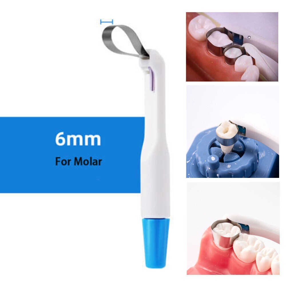 10x Dental Pro Metal Matrix Bands Sectional Contoured Tofflemire Rolls 4.5mm 6mm