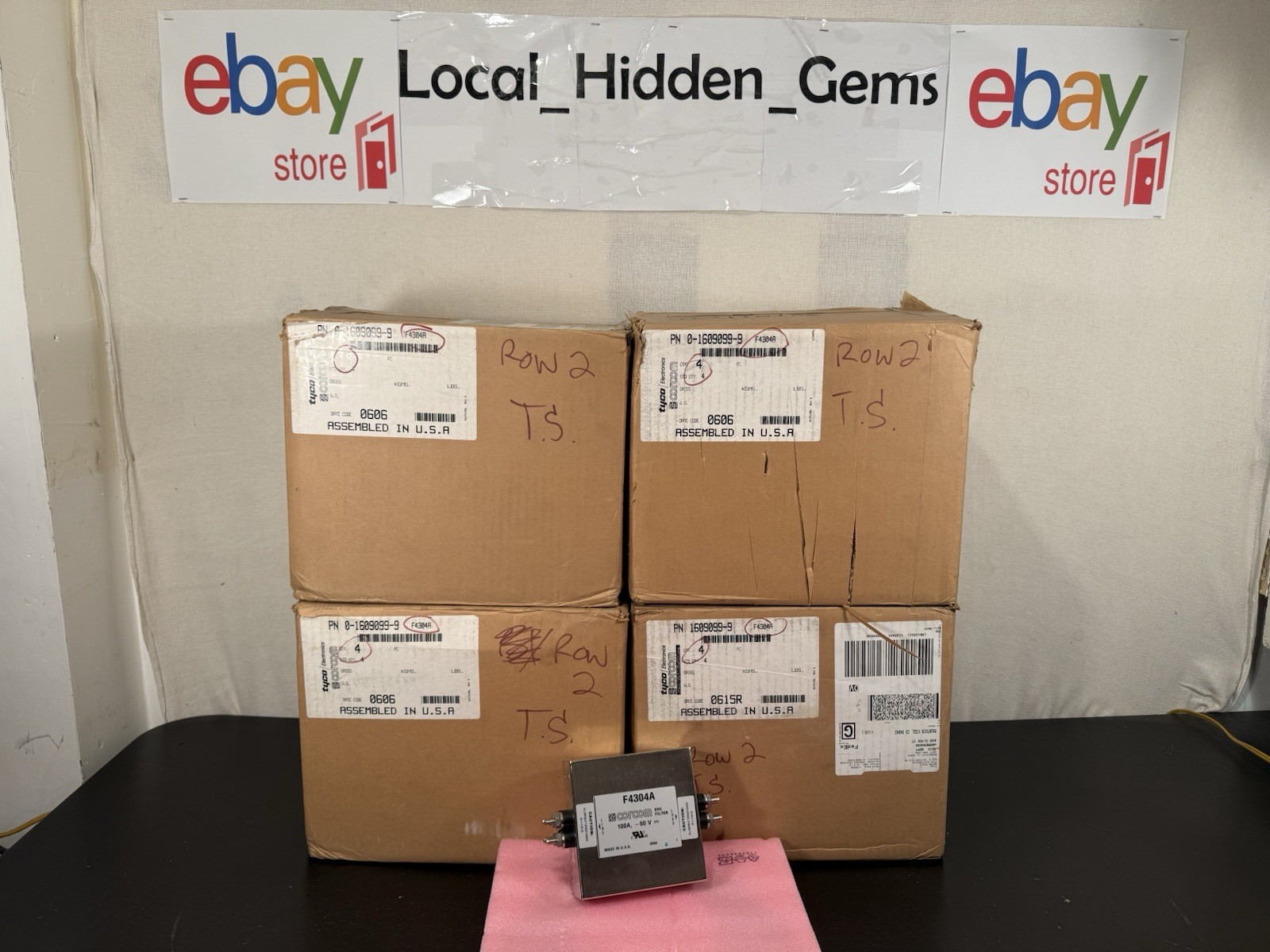 CORCOM F4304A TYCO EMI FILTER 100A -60V