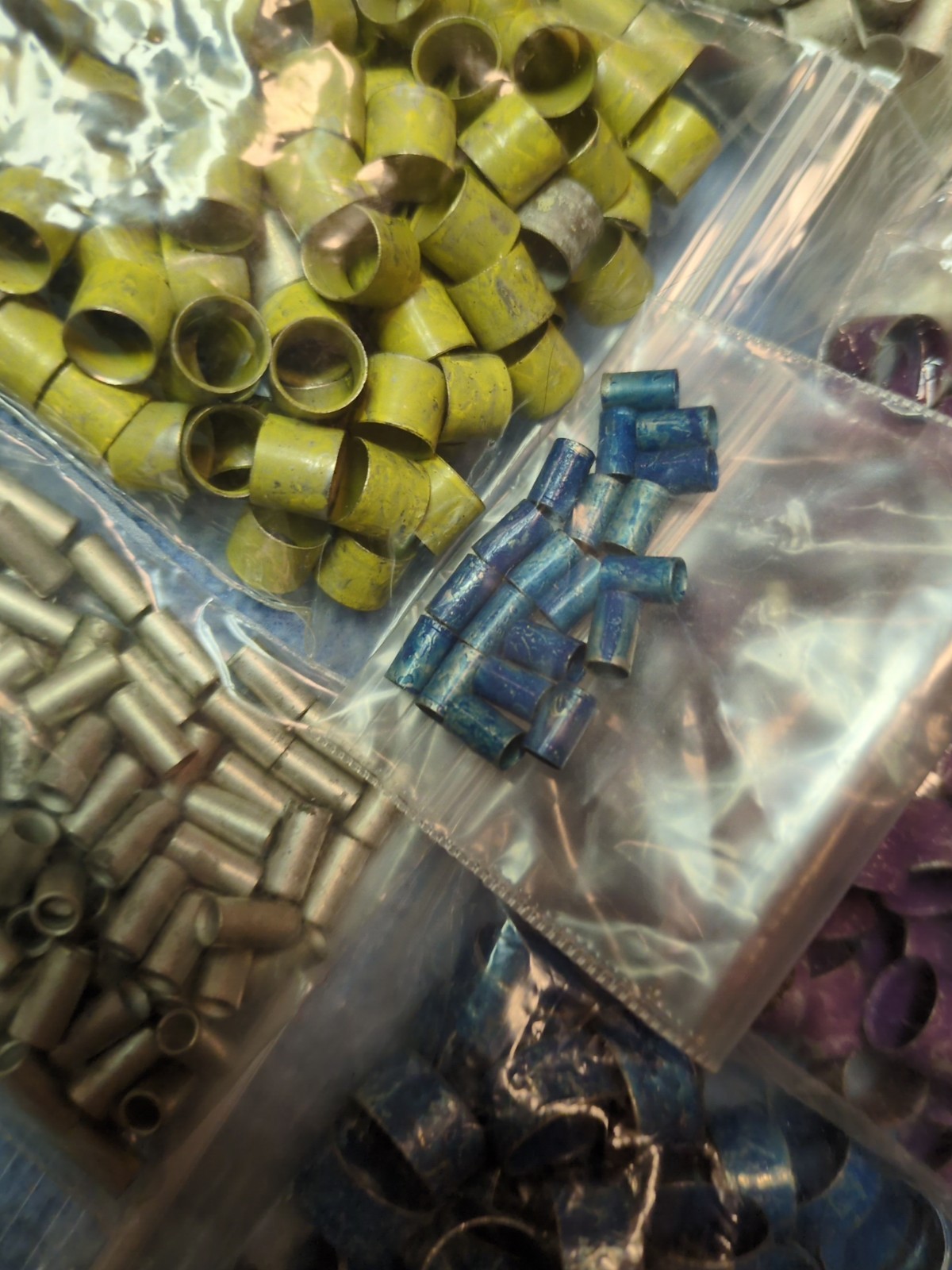 (4+Lbs) 12 Assorted Sizes Shield-kon Outer Sleeve Connectors Mixed Lot NOS