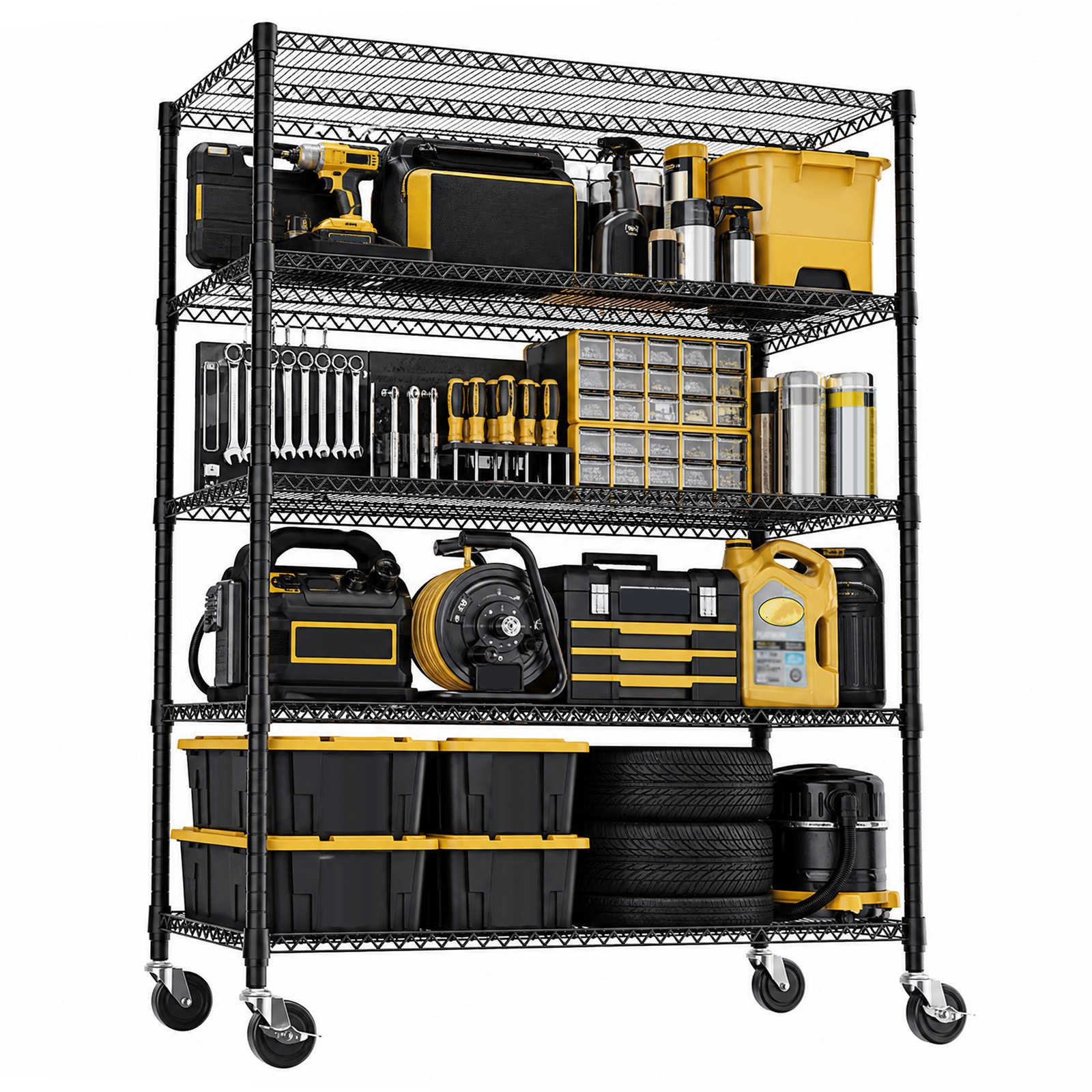 Extra-large Industrial Shelves Adjustable Shelving Garage Storage Utility Rack