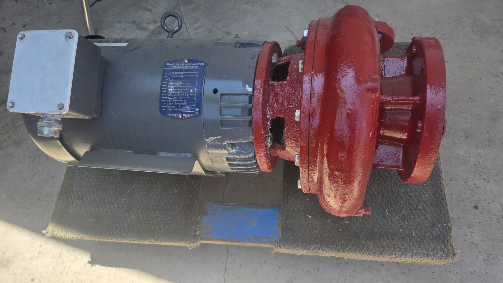 Evapco BAC condenser Water Pump 10HP