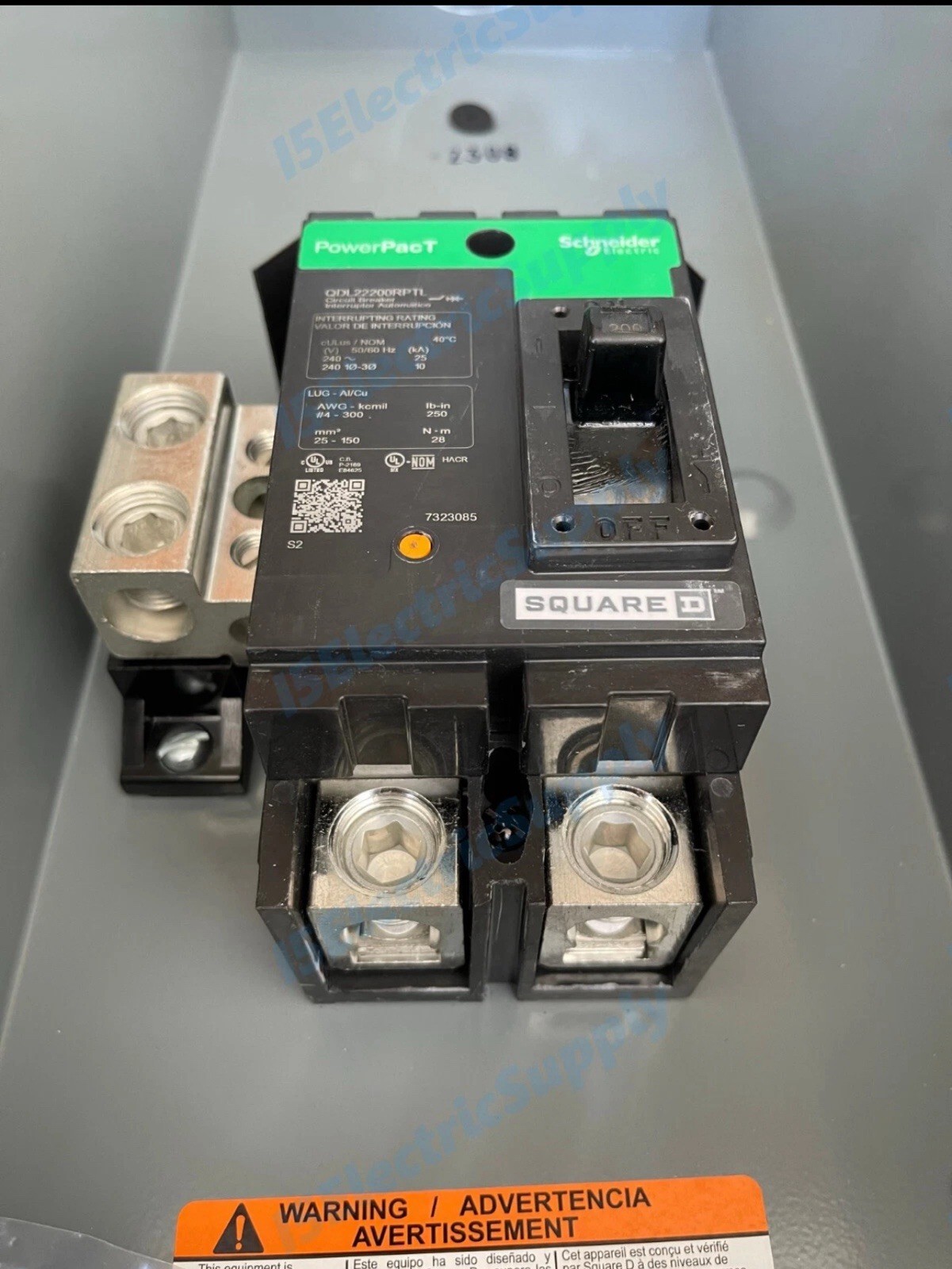 400 / 320 Amp Meter Base / Socket Bundled w/ 2 200A Main Breakers / Discounnects