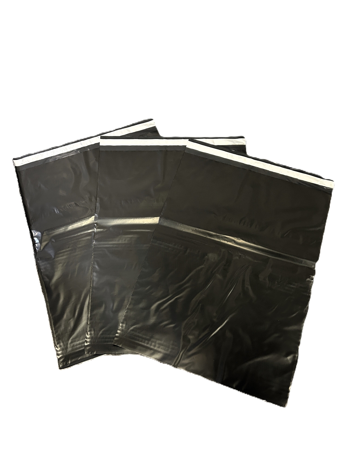 19×24″ Black Poly Mailers Envelopes Plastic Boutique Shipping Bags – 500 Pack