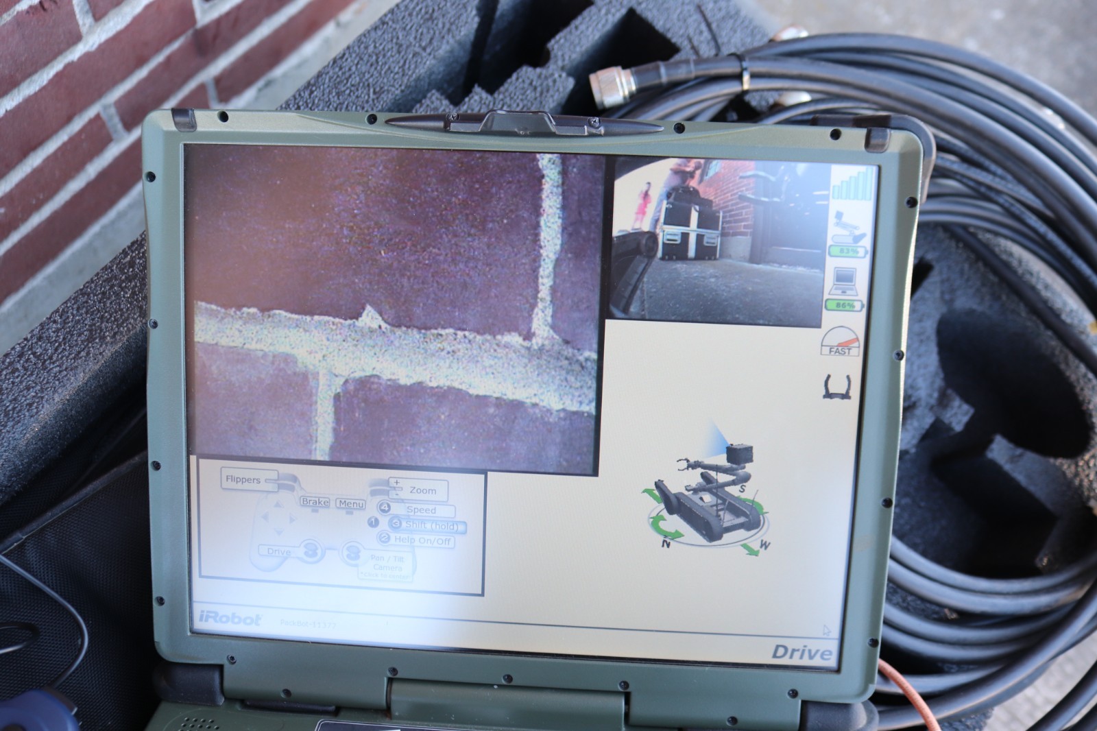 iRobot PackBot 510 Tactical Robot Surveillance Defense Hazmat FLIR