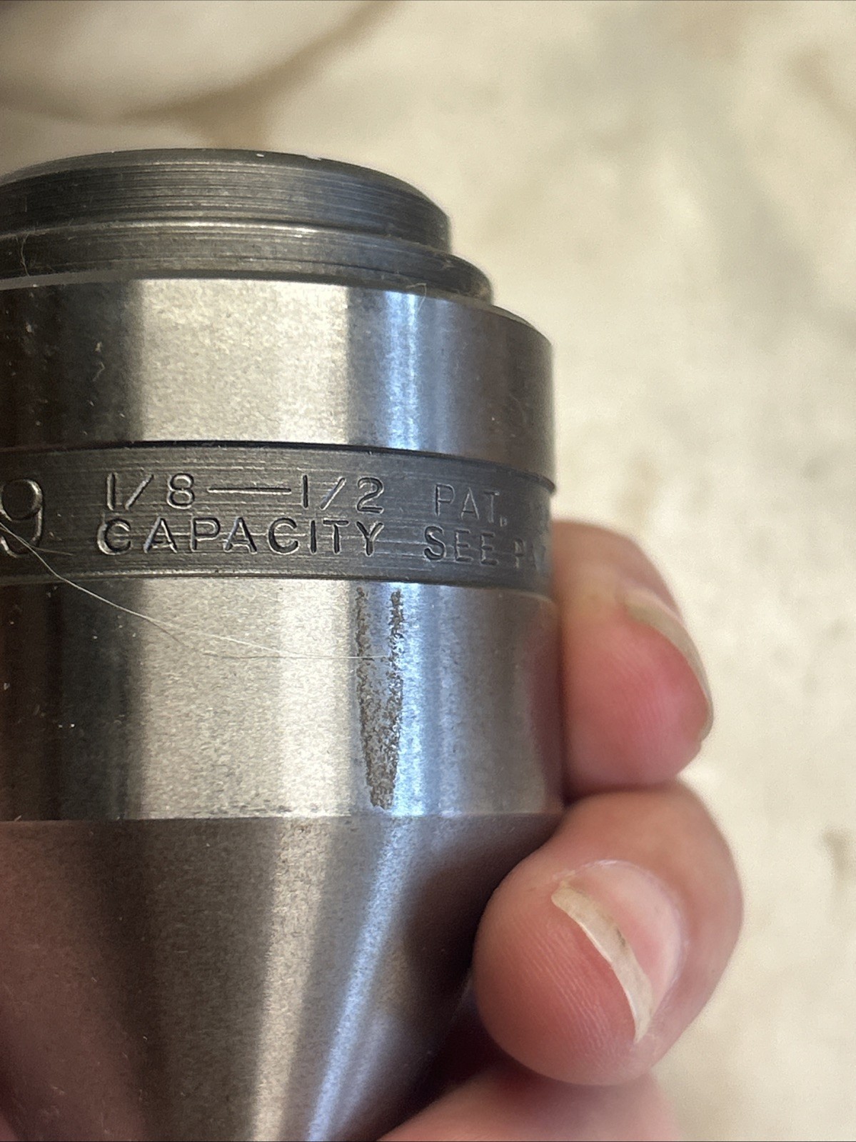 Jacobs Chuck No. 64-J9 Chuck for Drills 1/2″ Drive, 1/8″ to 1/2″ Cap.