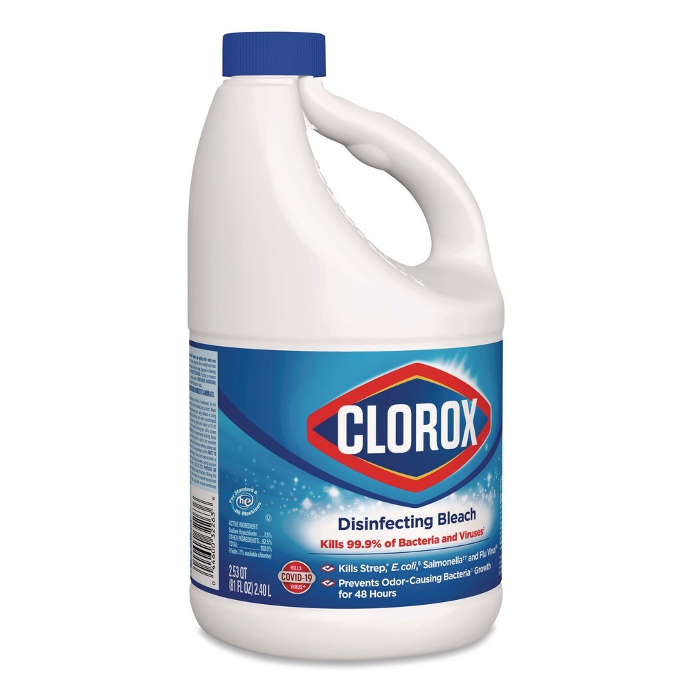 Clorox 32263 81 oz. Bottle Concentrated Regular Disinfecting Bleach (6/CT) New