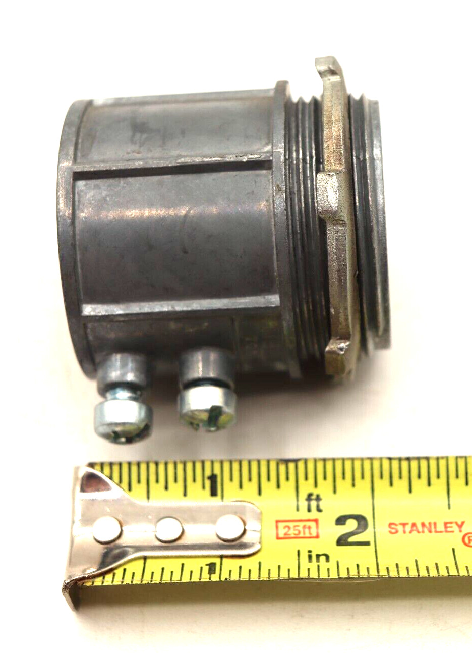 1-1/4 Inch Set-Screw Connector , Die Cast, Package of 5, New, Multiple Brands