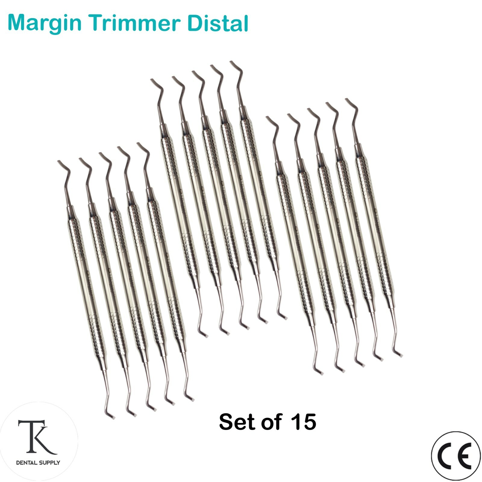 Set Of 15 – Dental Restoration Gingival Margin Trimmer Distal Cavity Preparation