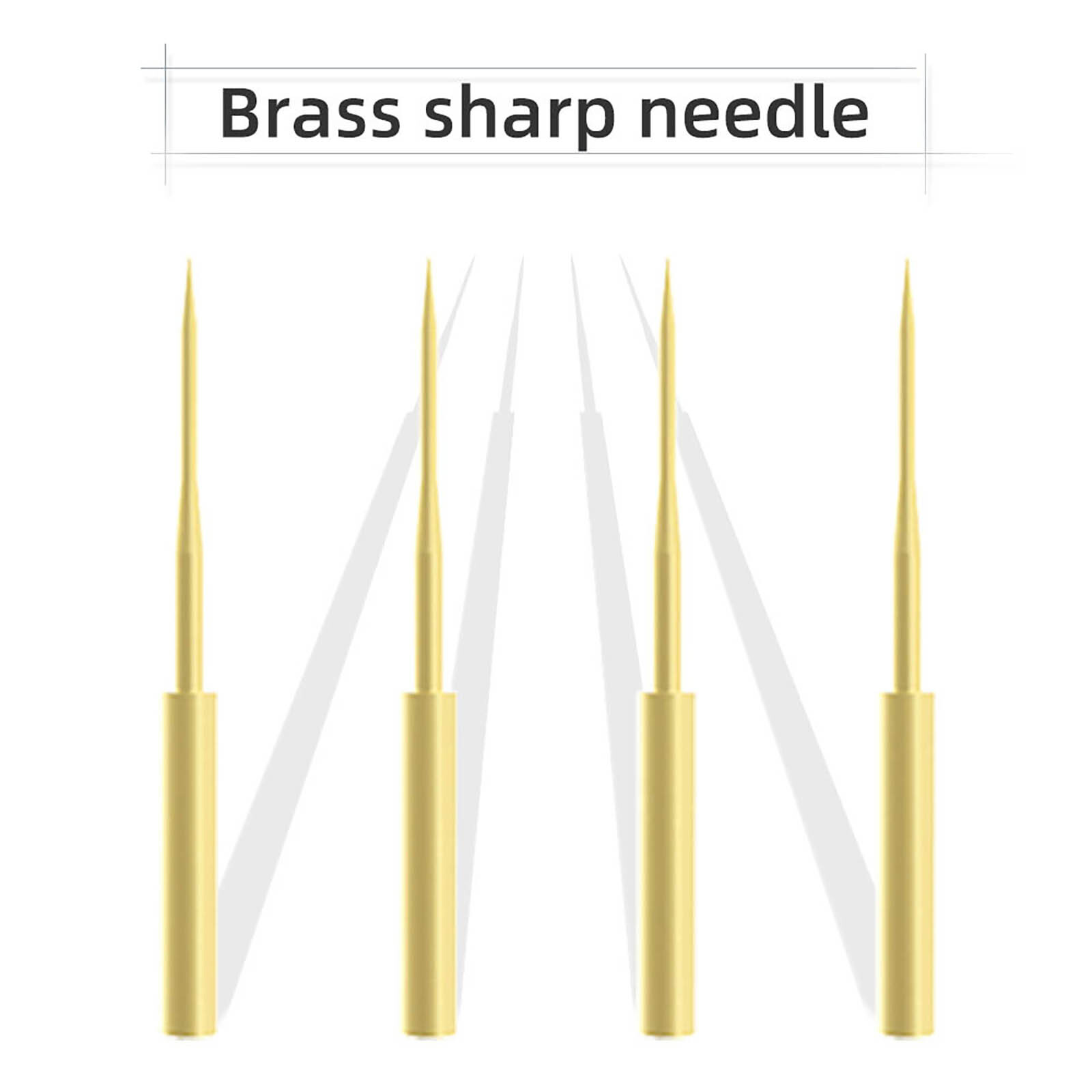 Silicone Multimeter Test Leads Kit with Gold-Plated Precision Sharp Probes 4.9ft