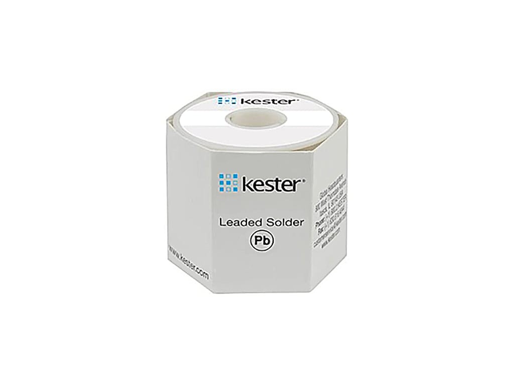 Kester 24-6337-6403 Solder Wire, Water Soluble, Leaded, Sn63Pb37, 3.3%, 0.031