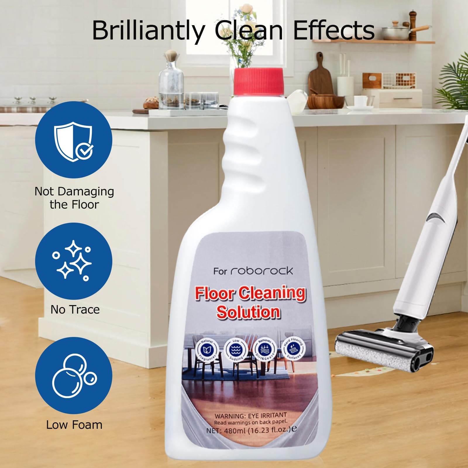 Cleaner Solution for Roborock Cleaning 16.93 Fl Oz (Pack of 2)