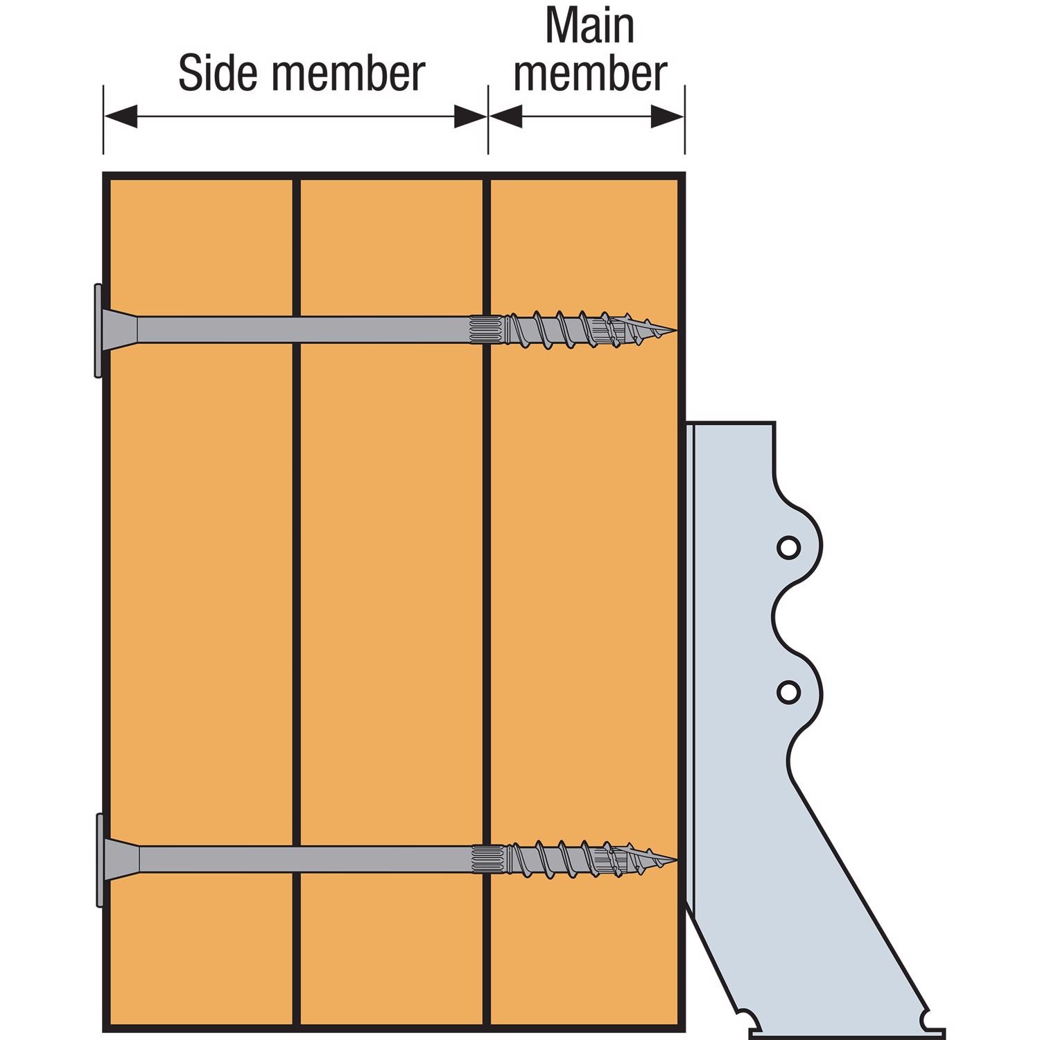 Simpson Strong-Tie SDW22338-R50 Structural Wood Screw with Low Profile Head – Op