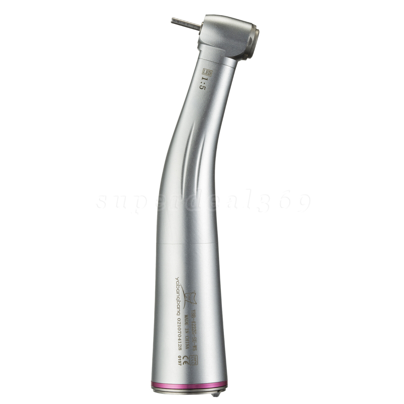 NSK Style LED Dental 1:5 Fiber Optic Contra Angle Fit Micro Motor