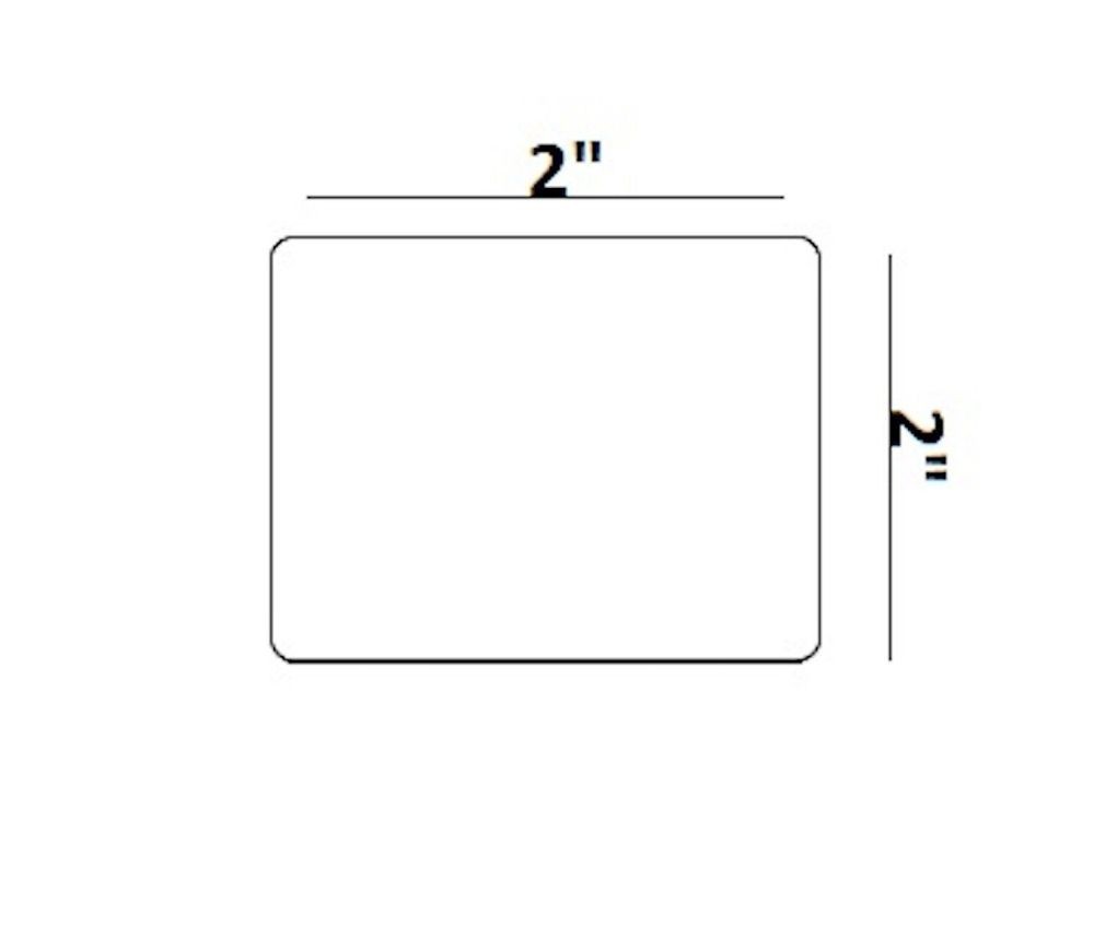 2″ x 1″ Direct Thermal Labels Sticker 1300/Roll for Rollo & Zebra LP2824 LP2844