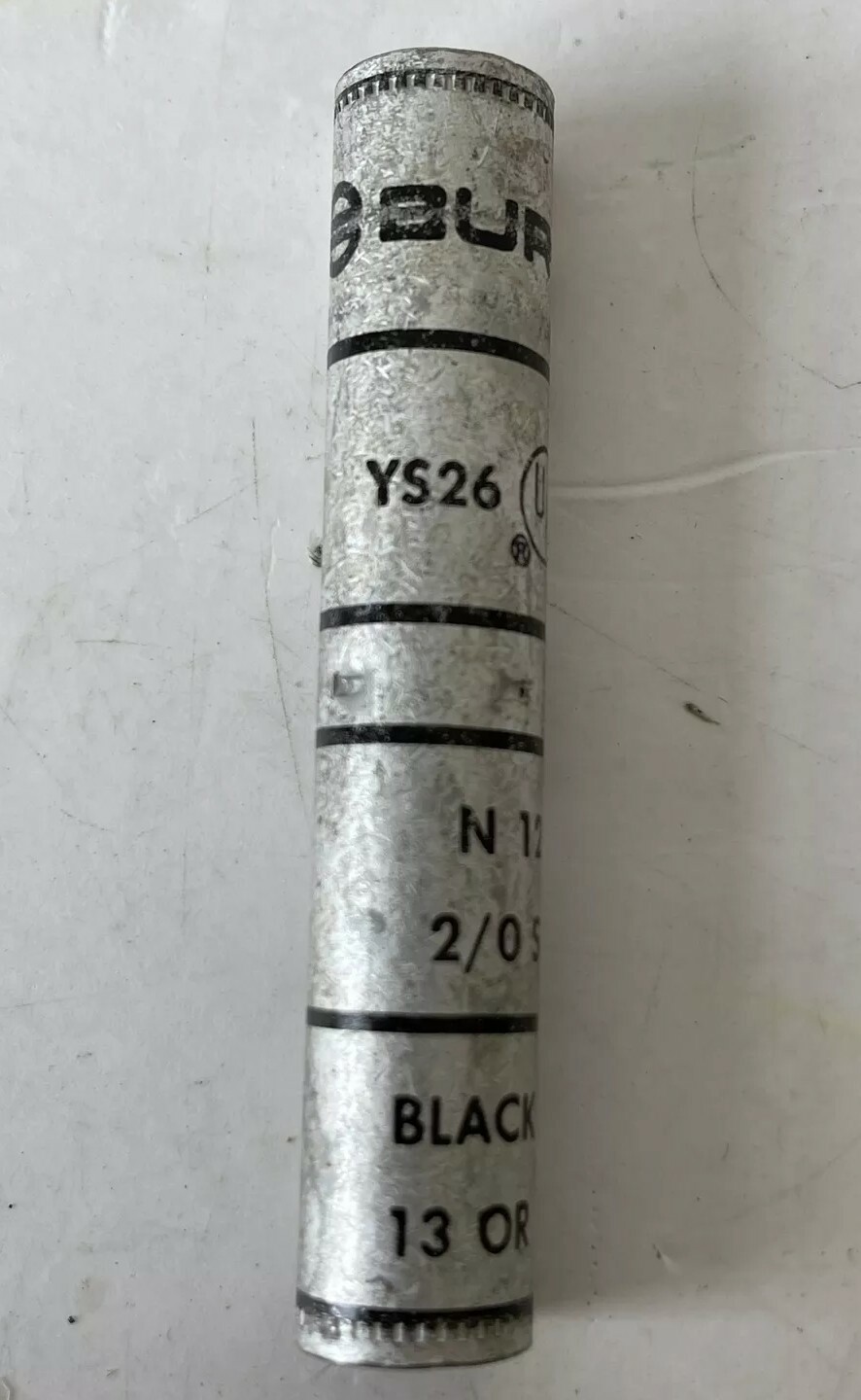 *NEW* Burndy Compression Butt Cable Splice (YS26) Solid Copper (Box Of 10)