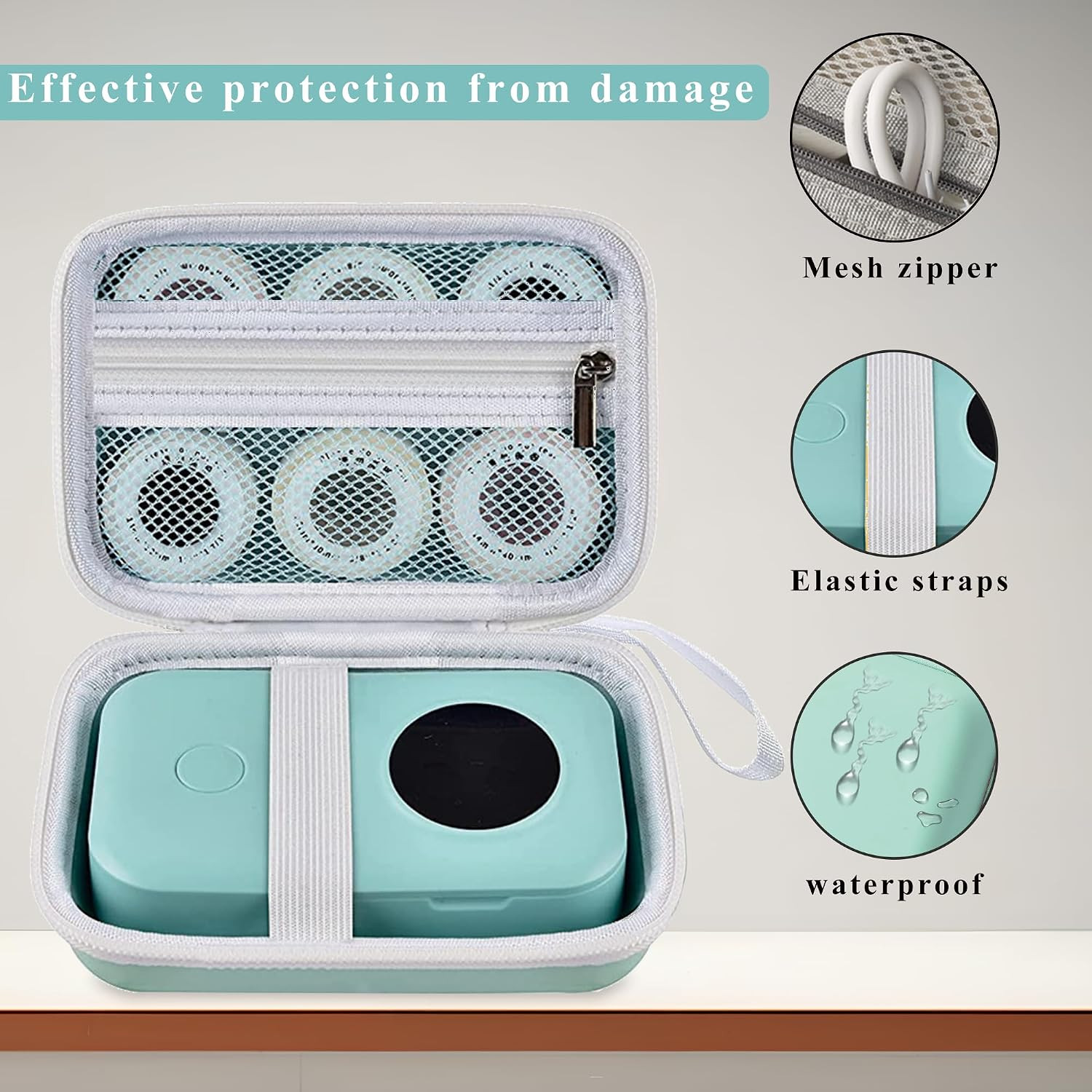 Label Maker Case Compatible with Phomemo D30 Niimbot D11 D110 SUPVAN E10 Label P