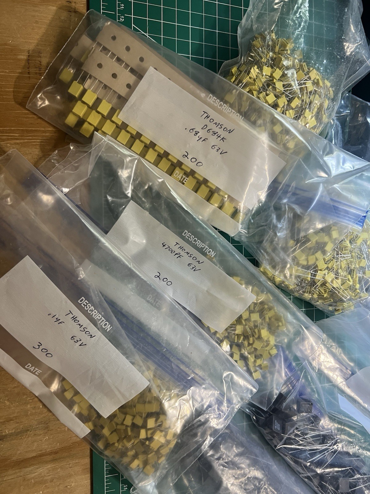 HUGE 11lb Lot Of Electronic Components NOS