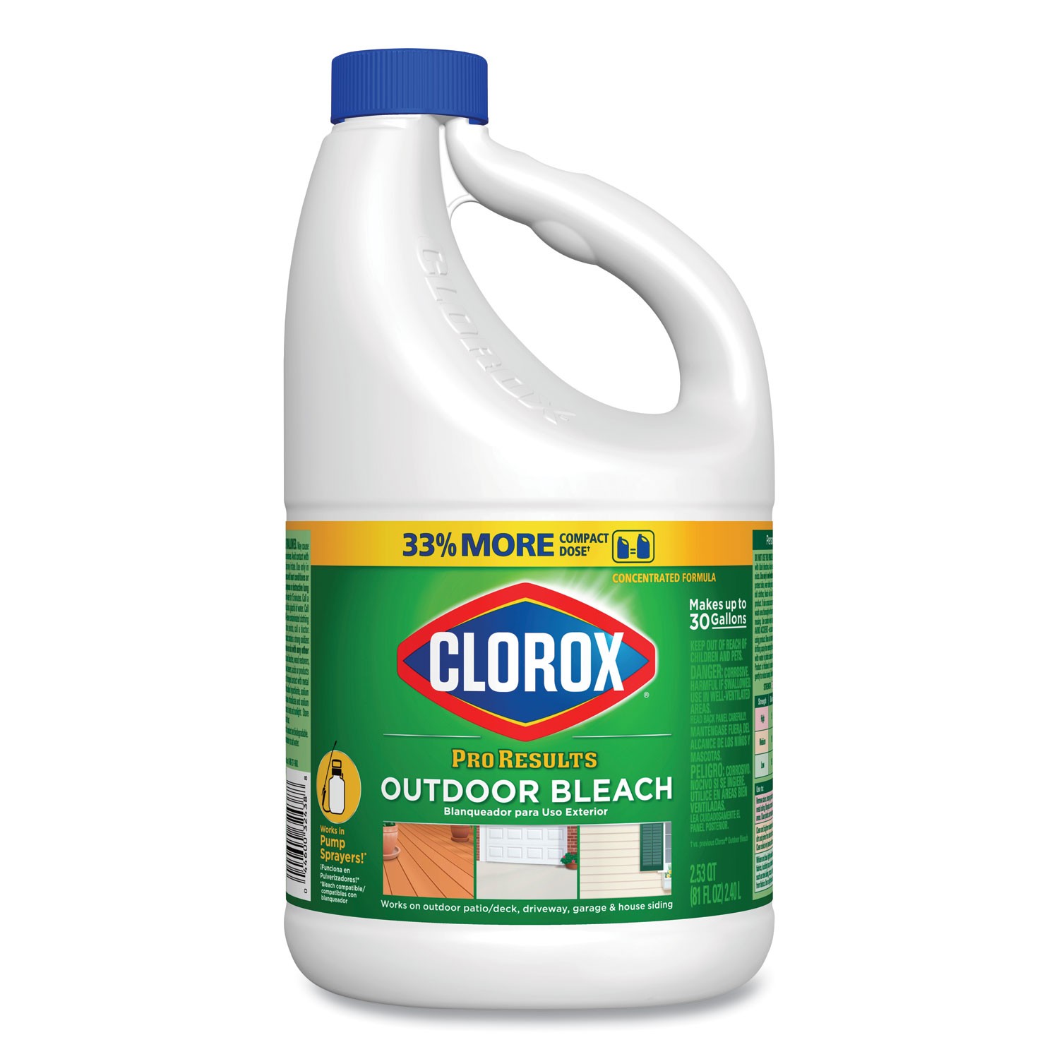OUTDOOR BLEACH, 81 OZ BOTTLE, 6/CARTON