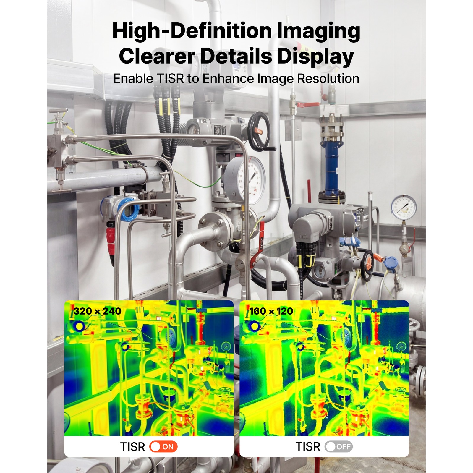 Uimoso Thermal Imaging Camera for Android with 320×240 High-Resolution Display