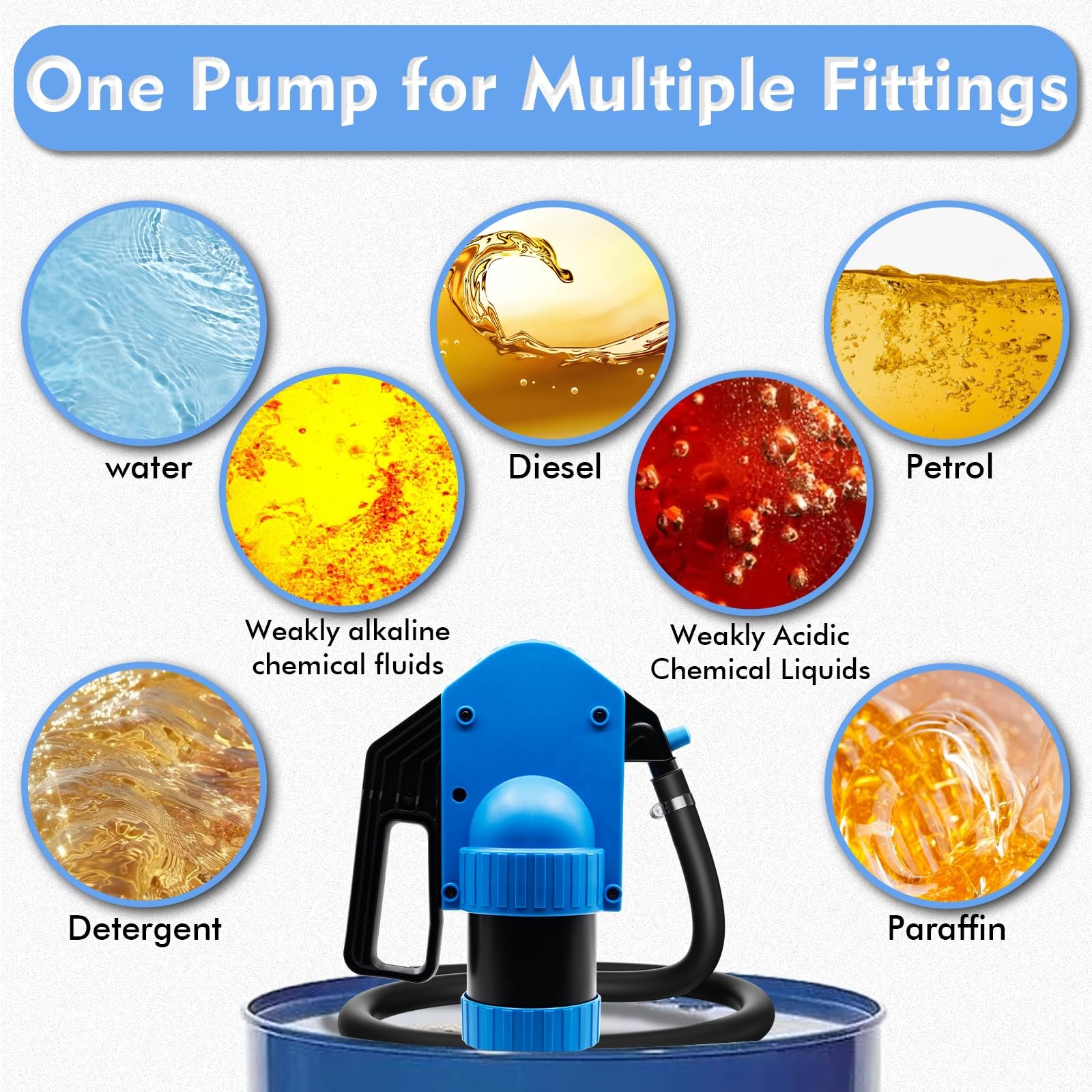 55 Gallon Plastic Hand Lever Drum Pump.Leveroperated Drum Pumps is 1 Pint Per…